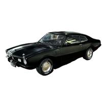 Miniatura Ford Maverick Gt 302-v8 1974 Preto Metal 1:24