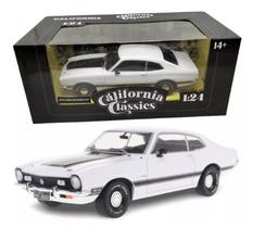 Miniatura Ford Maverick GT Branco 1974 1/24 - California Toy