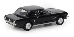 Miniatura Ford Mustang 1964 Hardtop Preto Motormax 1/24