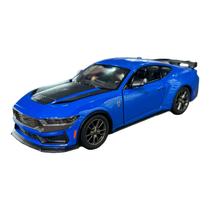 Miniatura Ford Mustang 2024 Azul Metal 1:38