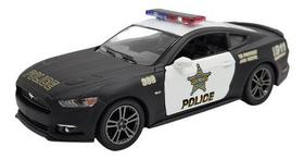 Miniatura Ford Mustang Gt 2015 Policia Metal Escala 1:38