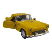 Miniatura Ford Thunderbird 1955 Amarelo Fricção 1:32 - Jjm452