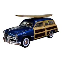 Miniatura Ford Woody Wagon 1949 Surf Azul 1:40