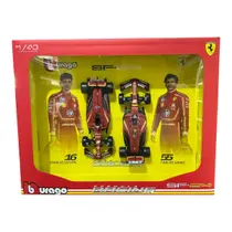 Miniatura Fórmula 1 F1 Ferrari SF-24 Pack com 2 16 55 1:43 Miniatura Fórmula 1 F1 Ferrari SF-24 Pack com 2 16 55 1:43