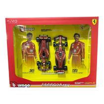 Miniatura Fórmula 1 F1 Ferrari SF-24 Pack com 2 16 55 1:43