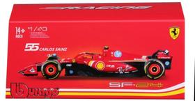 Miniatura Fórmula 1 Ferrari SF-24 C. Leclerc C.sainz (2024) 1:43 Burago acrílico Miniatura Fórmula 1 Ferrari SF-24 C. Leclerc C.sainz (2024) 1:43 Burago acrílico