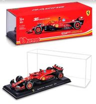 Miniatura Fórmula 1 Ferrari SF-24 Leclerc 16 2024 C/ Expositor Acrílico - Bburago - 1:24 Miniatura Fórmula 1 Ferrari SF-24 Leclerc 16 2024 C/ Expositor Acrílico - Bburago - 1:24