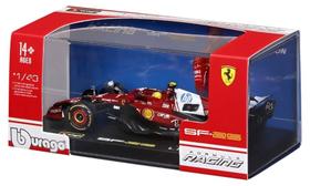 Miniatura Fórmula 1 Ferrari SF-25 - 44 L. Hamilton - Formula Racing - (2025) - 1:43 - Burago C/ Acrílico Miniatura Fórmula 1 Ferrari SF-25 - 44 L. Hamilton - Formula Racing - (2025) - 1:43 - Burago C/ Acrílico