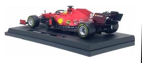 Miniatura Fórmula 1 Ferrari SF21 Ferrari Racing (2021) 1:18 Burago Miniatura Fórmula 1 Ferrari SF21 Ferrari Racing (2021) 1:18 Burago