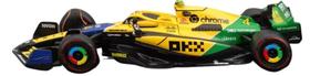 Miniatura Fórmula 1 McLaren MCL38 Racing - 4 L. Norris -oscar piastri 81 - Ayrton Senna Tribute - GP Mônaco (2024) - 1:43 - Burago Miniatura Fórmula 1 McLaren MCL38 Racing - 4 L. Norris -oscar piastri 81 - Ayrton Senna Tribute - GP Mônaco (2024) - 1:43 - Burago