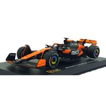 Miniatura Fórmula 1 McLaren MCL38 Racing 81 O. Piastri GP Miami 2024 1/43 Burago 38215