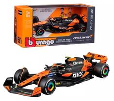 Miniatura Fórmula 1 McLaren MCL38 Racing - Lando Norris 4 GP Miami (2024) - 1:43 - Burago