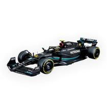 Miniatura Fórmula 1 Mercedes-AMG F1 W14 E - 44 Lewis Hamilton (2023) - Escala 1/24 - Bburago