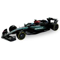Miniatura Fórmula 1 Mercedes AMG W15 C/ Piloto G. Russell 63 2024 - Bburago - 1:24 Miniatura Fórmula 1 Mercedes AMG W15 C/ Piloto G. Russell 63 2024 - Bburago - 1:24