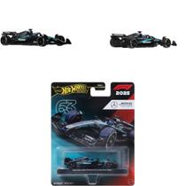 Miniatura Fórmula 1 Mercedes Benz George Russell Hot Wheels Premium 164 Mattel JKD80 Diecast Colecionável Miniatura Fórmula 1 Mercedes Benz George Russell Hot Wheels Premium 164 Mattel JKD80 Diecast Colecionável