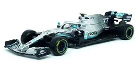 Miniatura Fórmula 1 Mercedes Benz W10 EQ Power+ - AMG Petronas - 77 Valtteri Bottas (2019) - 1:43 - Burago Miniatura Fórmula 1 Mercedes Benz W10 EQ Power+ - AMG Petronas - 77 Valtteri Bottas (2019) - 1:43 - Burago
