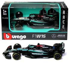 Miniatura Fórmula 1 Mercedes Benz W15 - AMG Petronas - 63 G. Russell - (2024) - 1:43 - Burago