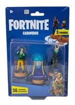 Miniatura Fortnite Carimbo - Elf, Battle Bus E Ragnarok