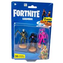 Miniatura Fortnite Carimbo Skull Trooper, Crow e Rabbit Raid