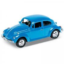 Miniatura Fusca Califórnia Minis Welly Azul 7cms 1/64 Metal