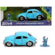 Miniatura Fusca Com Boneco Stitch Jada Toys Metal 1:32