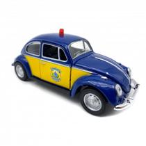 Miniatura Fusca da Policia Rodoviaria Federal - Escala 1:32 Kinsmart