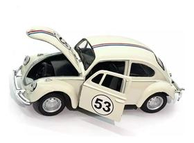 Miniatura Fusca Herbie 53 A Friccao De Metal 12cm