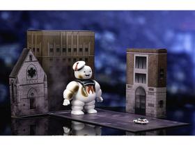Miniatura Ghostbusters Stay Puft e Ecto-1 Diorama Nano Scene Die Cast Jada - 801310314418