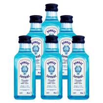 Miniatura Gin Bombay Sapphire London Dry 50ml 6 Unidades Miniatura Gin Bombay Sapphire London Dry 50ml 6 Unidades