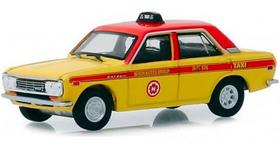 Miniatura Greenlight Datsun 510 Taxi 1970 1/64 Tokyo Torque
