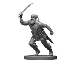 Miniatura Guerra Cruzada Bandido Capitão D&d Rpg Impressão3d