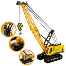 Miniatura Guindaste Articulado Glw 1:50 Cor Amarelo E Preto