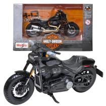 Miniatura Harley Davidson Fat Bob 114 2022 1/18 Maisto