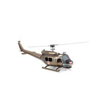 Miniatura Helicóptero de Metal Earth - Modelo UH-1 Huey
