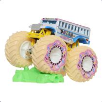 Miniatura Hot Wheels Monster Trucks 1/64 Mattel Carrinho de Metal com Rodas Gigantes Original Miniatura Hot Wheels Monster Trucks 1/64 Mattel Carrinho de Metal com Rodas Gigantes Original