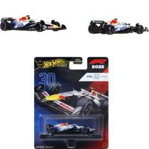 Miniatura Hot Wheels Premium Fórmula 1 Racing Bulls 30 Liam Lawson 1:64 Mattel JKD79 cor:branco