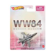 Miniatura hot wheels premium ww84 wonder woman jet dmc55 gjr53