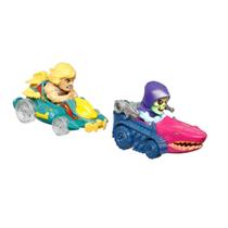 Miniatura hot wheels skeletor e heman hrt55