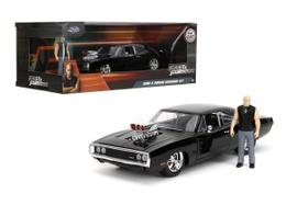 Miniatura Jada Toys Fast & Furious 1:24 - Dodge Charger do Dom com Boneco