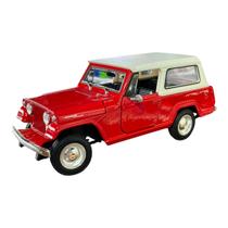 Miniatura Jeep Comando Wagon 1967 Vermelho Welly 1:24 Miniatura Jeep Comando Wagon 1967 Vermelho Welly 1:24