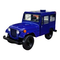 Miniatura Jeep DJ5B 1971 Azul Metal 1:26