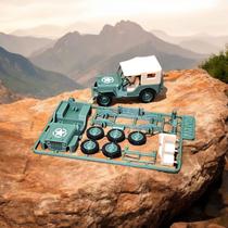Miniatura Jeep Militar 3D Jeep - Kit Card / Kit Cartão Brinquedo Presente. DESMONTADO Miniatura Jeep Militar 3D Jeep - Kit Card / Kit Cartão Brinquedo Presente. DESMONTADO