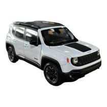 Miniatura Jeep Renegade Branco Metal 1:24