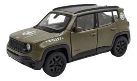 Miniatura Jeep Renegade Trailhawk Willys Militar - Welly