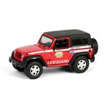 Miniatura Jeep Wrangler 2011 - Florida Lifeguard - First Responders - Série 2 - Greenlight - 1:64 Miniatura Jeep Wrangler 2011 - Florida Lifeguard - First Responders - Série 2 - Greenlight - 1:64