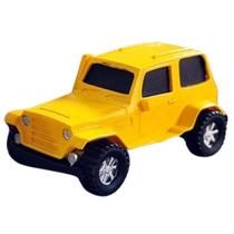 Miniatura Jipe Troller Mod.02 Amarelo 1:87 HO Dio Studios 87307
