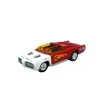 Miniatura johnny lightning 50 anos george barris fireball 500 jlcg018 branco e vermelho