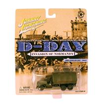 Miniatura johnny lightning dday invasion of normandy wwii gmc 6x6 truck 30507
