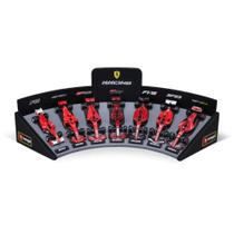 Miniatura Kit 7 Carros F1 Ferrari 2021-2023 1:43 BBurago Miniatura Kit 7 Carros F1 Ferrari 2021-2023 1:43 BBurago