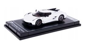 Miniatura Koenigsegg Jesko Absolut Postercars 1/64 Cor:Crystal White Miniatura Koenigsegg Jesko Absolut Postercars 1/64 Cor:Crystal White